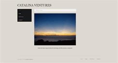 Desktop Screenshot of catalinaventures.com